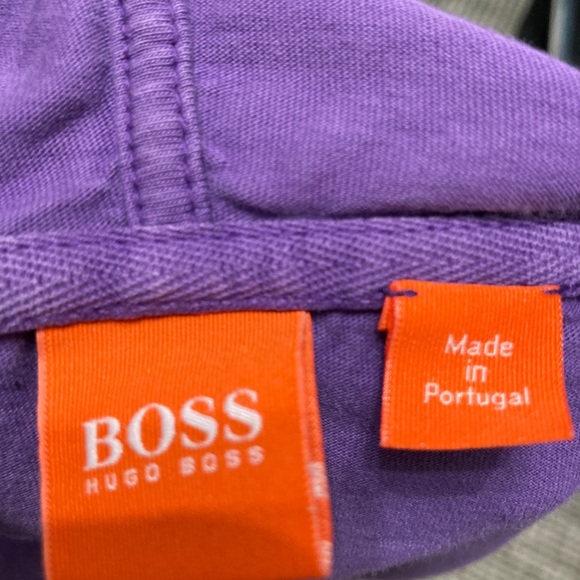 Hugo Boss l Purple Hoodie Sz Large - Picture 8 of 9